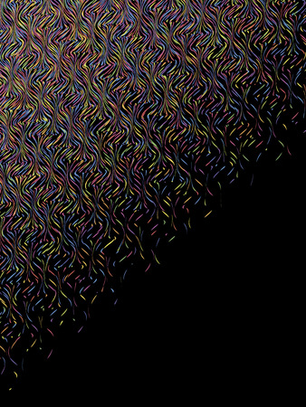 Abstract background, optical illusion of gradient effect. Stipple effect. Rhythmic colorful noise particles. Grain textureのイラスト素材