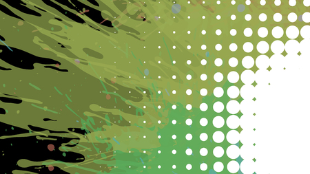 Wide format abstract grunge background. Vector EPS10 without gradient with transparency. Place for text. Paint splashes theme. Background for presentation, business card. Digitally wallpaper. 16 : 9のイラスト素材