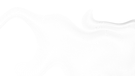 Wide format abstract background, visual illusion of 3d effect. Rhythmic lines. Technology background, vectorのイラスト素材