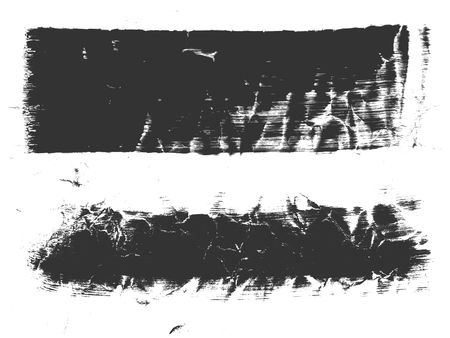 Vector hand drawn craquelure brush. Abstract grunge texture, grain surface. Template place for text. Element for design banner, header, brochure, business card, flyer, poster. Set of 2 brushesのイラスト素材