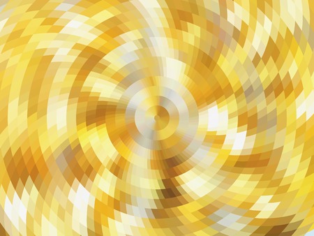 Abstract composition, vector with mosaic tiles, visual illusion of gradient effect, but vector without gradientのイラスト素材