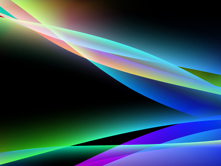 Vector waves. EPS10 with transparency and mesh. Abstract background with blurred lines.のイラスト素材