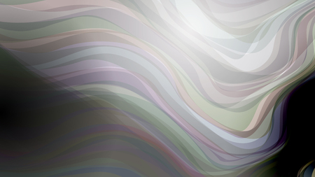 Vector EPS10 with transparency. Abstract composition, curve lines with copy space. Lines with illusion of blur effect. Place for text. Background for presentation. Digitally wallpaper. 16 : 9のイラスト素材