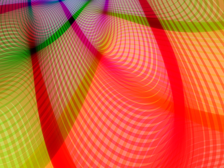 Abstract striped background. Rhythmic colorful lines. EPS10 with transparency. Colorful background. Abstract composition with curve lines. Abstract 3d effect. Illusion of three dimensional surface.のイラスト素材