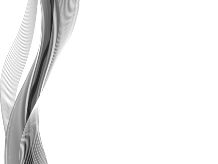 Vector wave and curve line. EPS10 with transparency. Abstract composition with curve lines. Blurred lines with copy space. Place for text. Border linesのイラスト素材