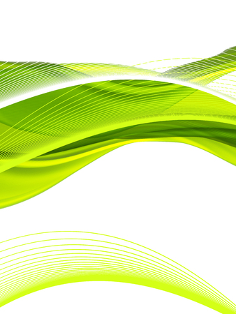 Vector wave and curve line. EPS10 with transparency. Abstract composition with curve lines. Blurred lines with copy space. Place for text. Border linesのイラスト素材