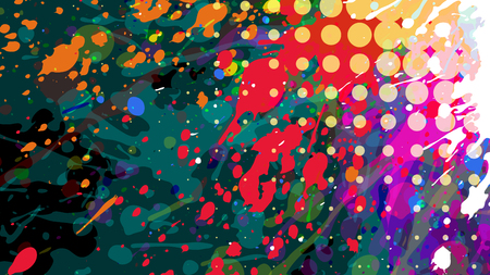 Wide format abstract grunge background. Vector EPS10 without gradient with transparency.のイラスト素材