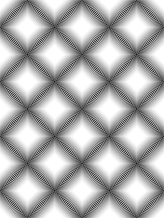 illustration of geometric seamless pattern without gradientのイラスト素材