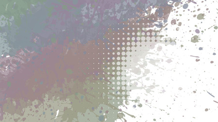 Wide format abstract grunge background. Vector EPS10 without gradient with transparency. Place for text. Paint splashes theme. Background for presentation, business card. Digitally wallpaper.のイラスト素材