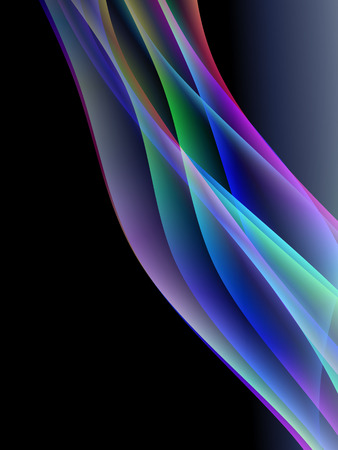 energetic waves, EPS10 with transparency and meshのイラスト素材