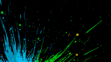 Wide format abstract grunge background. Vector EPS10 without gradient with transparency. Place for text. Paint splashes theme. Background for presentation, business card. Digitally wallpaper.のイラスト素材