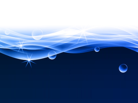 energetic waves, EPS10 with transparency and meshのイラスト素材