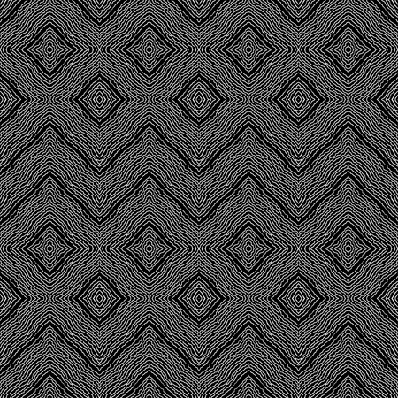 illustration of geometric seamless pattern without gradientのイラスト素材