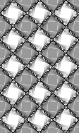 illustration of geometric seamless pattern without gradientのイラスト素材