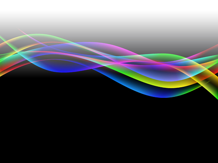 energetic waves, EPS10 with transparency and meshのイラスト素材
