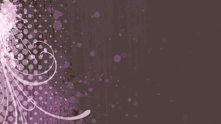 Wide format floral grunge background. Vector EPS10 without gradient with transparency. Place for text. Nature ecology theme. Background for presentation. Digitally wallpaper. 16 : 9のイラスト素材