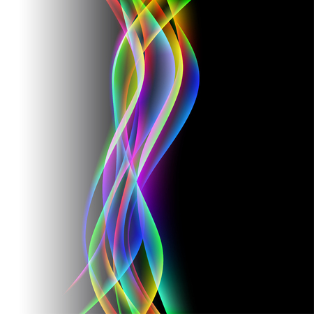 energetic waves, EPS10 with transparency and meshのイラスト素材