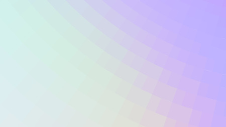Abstract holographic colors composition with squares. Optical illusion of blur effect. Place for text. Vector EPS10 background for presentation, flyer, poster. Digitally wallpaper. 16 : 9のイラスト素材