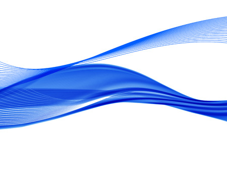 Vector wavy and curve line. EPS10 with transparency. Abstract composition with blurred lines.のイラスト素材