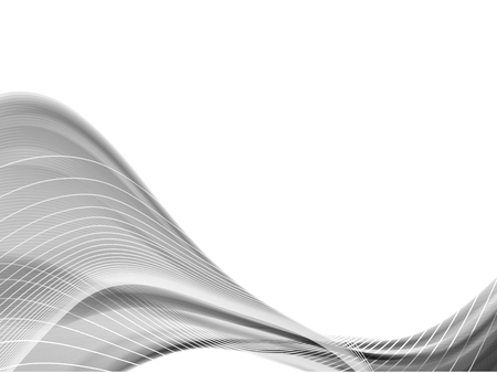 Vector wavy and curve line. EPS10 with transparency. Abstract composition with blurred lines.のイラスト素材