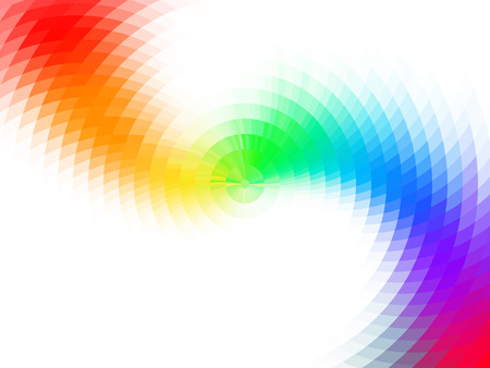 vector composition with grid, tiles, gradient effectのイラスト素材