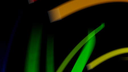 Vector EPS10 with transparency. Abstract composition with copy space. Squares with illusion of blur effect. Place for text. Black background for presentation. Digitally wallpaper. 16 : 9のイラスト素材