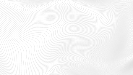 Wide format abstract background, visual illusion of 3d effect. Rhythmic lines. Technology background, vectorのイラスト素材
