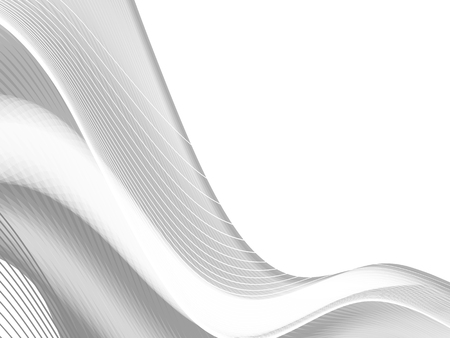 Vector wavy and curve line. EPS10 with transparency. Abstract composition with blurred lines.のイラスト素材