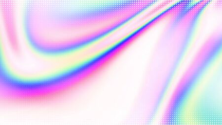Abstract holographic iridescent composition. Background for banner, headline, presentation, corporate identity, flyer, poster, cover backdrop, wallpaper. Vector EPS10 not trace, include mesh gradientのイラスト素材