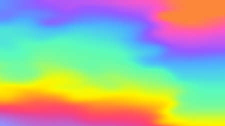 Abstract colorful wallpaper. Bright multicolor gradient. Iridescent background with place for text, copy space. Not trace, include mesh gradient. Vector EPS10のイラスト素材