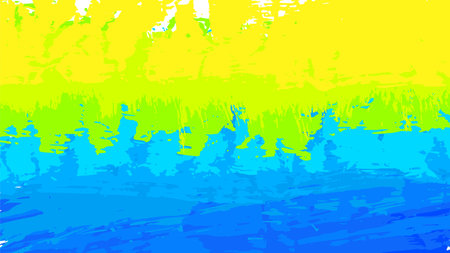 abstract grunge background, vector EPS10. Multicolor abstract wallpaper. Vivid backgrounds series. Bright colours. Vector without gradient with copy-space. High quality traced brushesのイラスト素材