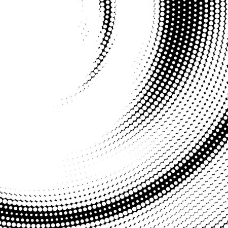 Halftone effect, trendy dotted illusion of gradient, vector EPS10. Abstract halftone background. Faded dot screen.のイラスト素材