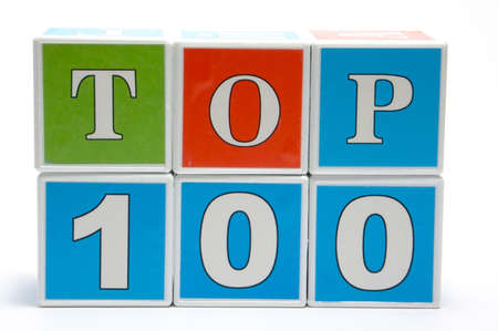 Children's Cubes. Of cubes lined various inscriptions. Isolated on a white background. の写真素材