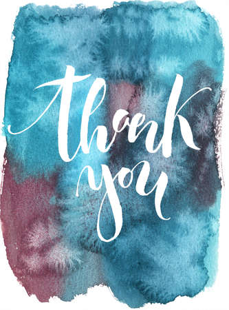 Abstract card design with watercolor stains. Grunge background with paper texture. A text: With love.Modern brush calligraphy. Great for postcards, posters, wedding decor, events, greetings.の写真素材