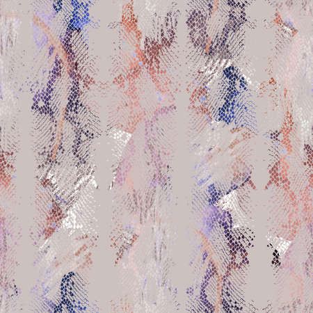 Snake skin on animal zebra striped leather seamless pattern. Abstract decorative snake texture...