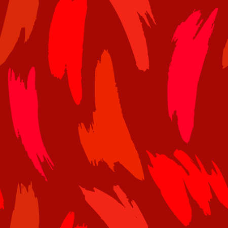 Vector abstract brush strokes shapes. Vertically placed colorful smears with uneven edges. Simple figures in flat design. For fashion, textile, fabric and wrapping.のイラスト素材