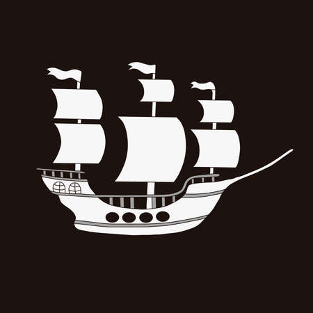 Banner of Amsterdam city in flat line trendy style. Amsterdam city line art. All buildings separated and customizable.のイラスト素材