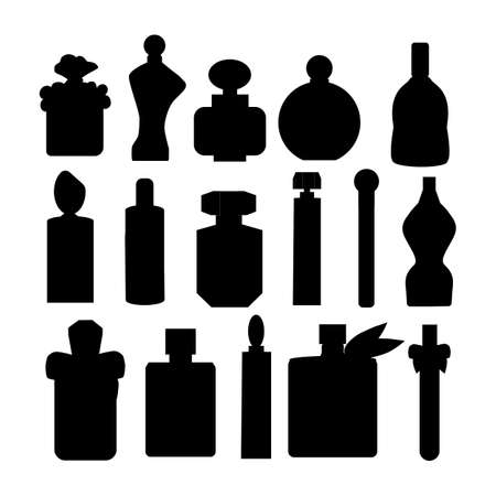 Women s cosmetics and perfumes. Beauty products packaging template.のイラスト素材