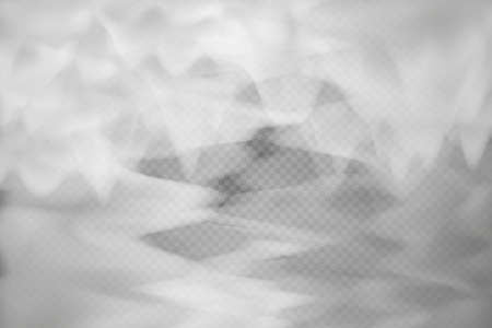 Cloudy sky or smog over the city.Vector illustration.のイラスト素材