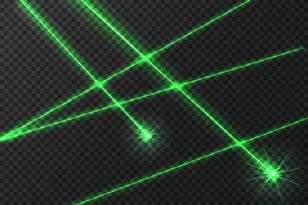 Art design shine light ray.Intersecting glowing laser security beams.のイラスト素材