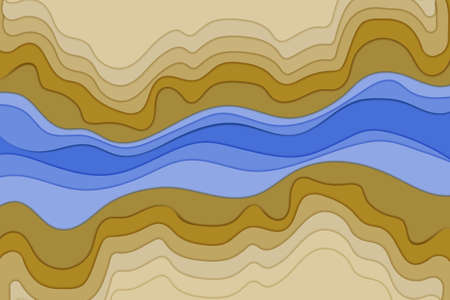 Nature and environment conservation creative idea concept.Vector illustration.のイラスト素材