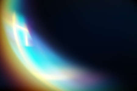 Rainbow highlights.Glare or reflection from water and glass.Glittering particles for social media...