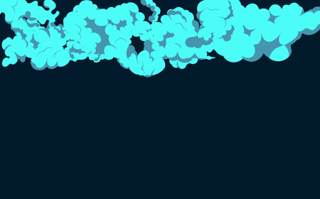 Abstract background with smoke in the form of clouds. Vector illustration.のイラスト素材