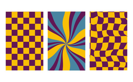 Abstract background with geometric pattern in retro style. Vector illustration for your design