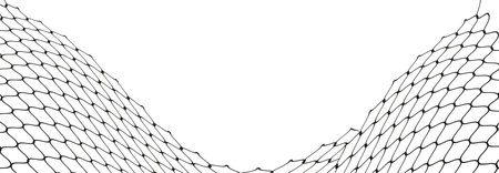 Abstract 3D wireframe mesh. Technology background. Vector illustration.