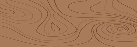 Wooden texture. Vector illustration. Brown background. Wood texture.のイラスト素材