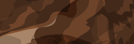 Particles of earth and dust. Chocolate and coffee powder, scattered cocoa on a light background. Brown sand texture.Top view of the cake.のイラスト素材