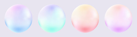 Set of Easter eggs in pastel colors. Vector illustration for your designのイラスト素材