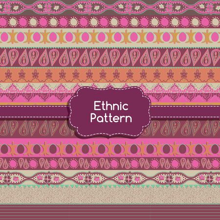Ethnic tribal patternのイラスト素材