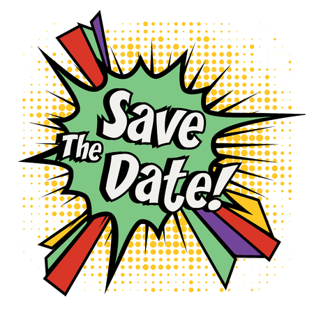Save the date pop art(40051191128)｜イメージマート